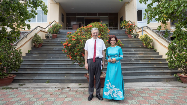 Đoàn đại sứ quán Pháp thăm và làm việc tại Viện Hải dương học