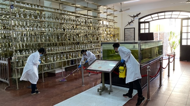Các hoạt động phòng chống dịch viêm đường hô hấp cấp do chủng virus 2019-NCOV tại Viện Hải dương học