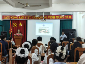 Đón đoàn sinh viên đại học Sài Gòn tham quan thực tế tại Viện Hải dương học